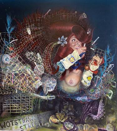 Saatchi Art Artist Steve Chivalry; Paintings, “Under the Sea (She's got everything)” #art