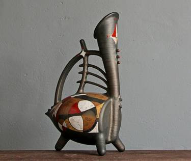 Ceramic sculpture vessel "Dragon" thumb