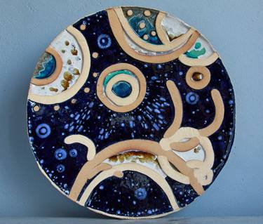 Ceramic decorative wall plate "Taurus" thumb