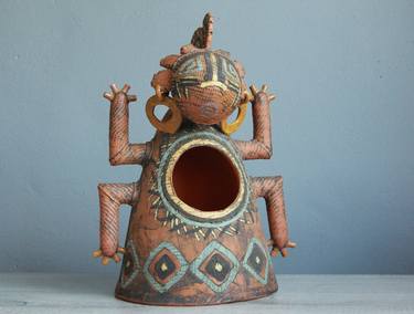 Decorative ceramic sculpture "The Last Inca" thumb