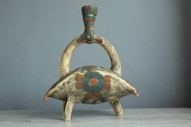 Decorative sculptural vessel  "Ne-kak-butl -2" ("Not-like-bottle - 2") thumb