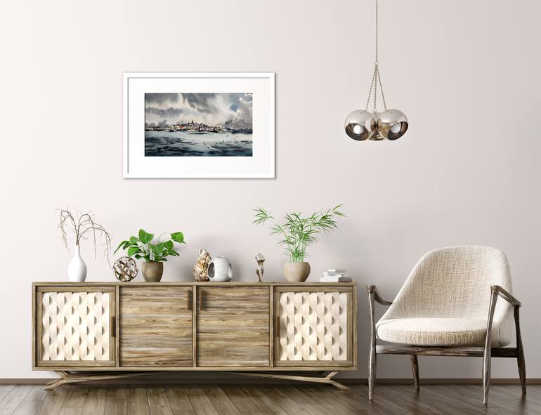Original Impressionism Landscape Painting by Olga Bezlepkina