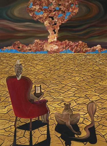 Print of Surrealism Fantasy Paintings by Sherry Shayan