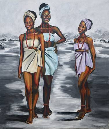 Original Women Paintings by Damola Ayegbayo