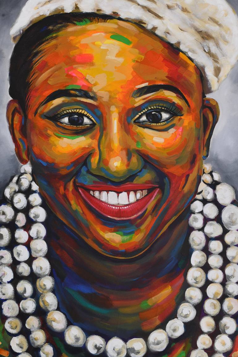 Original Contemporary People Painting by Damola Ayegbayo