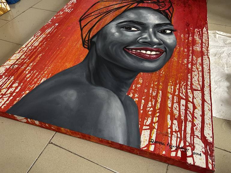 Gifted treasure Painting by Damola Ayegbayo | Saatchi Art