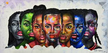 Original People Paintings by Damola Ayegbayo