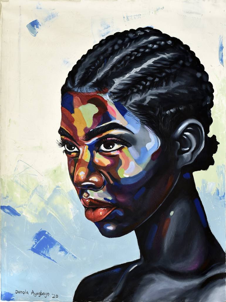 Looking Beyond Painting by Damola Ayegbayo | Saatchi Art