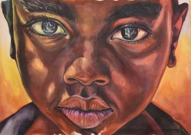 Print of Portrait Paintings by Damola Ayegbayo