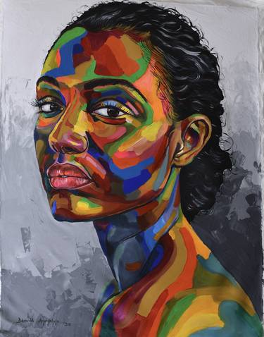 Print of Portrait Paintings by Damola Ayegbayo