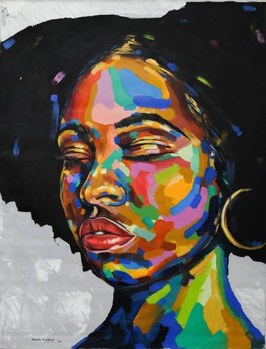 Saatchi Art Artist Damola Ayegbayo; Painting, “State of Mind 2” #art