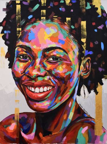 Print of Portrait Paintings by Damola Ayegbayo