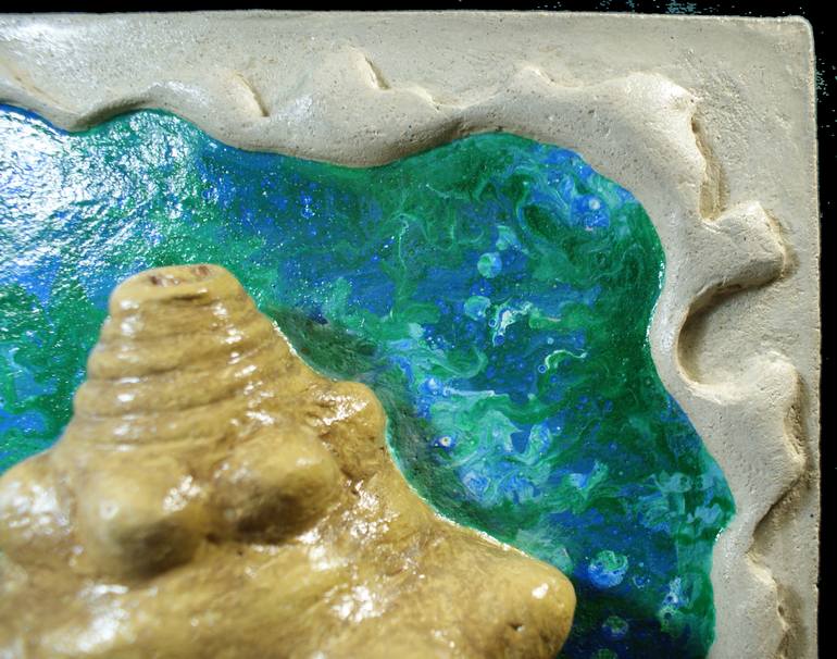 Original Seascape Sculpture by brulote art