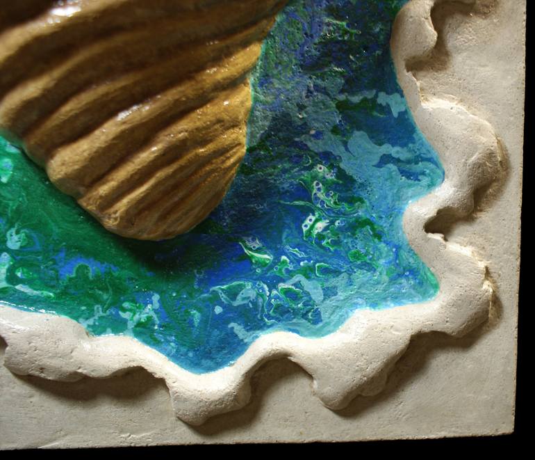 Original Documentary Seascape Sculpture by Brulote Art