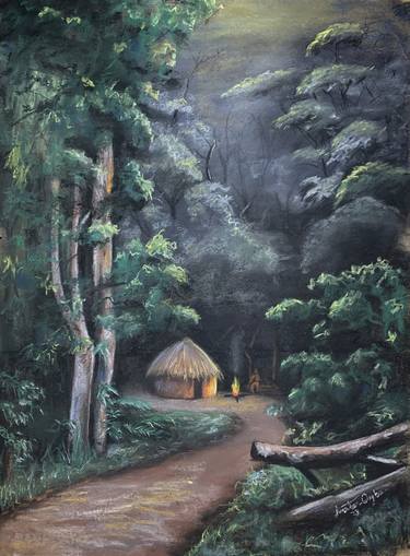 Original Landscape Paintings by Jonathan Aigbe