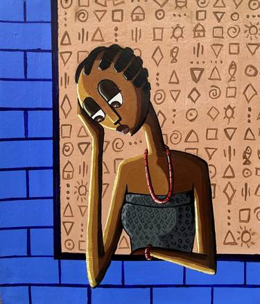 Print of Abstract Culture Paintings by Jonathan Aigbe