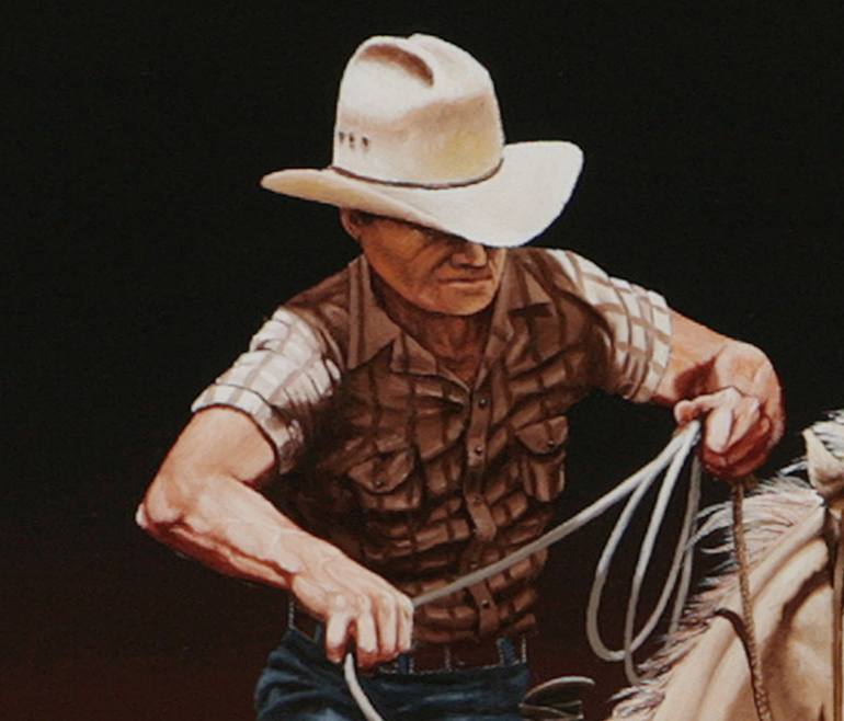 Original Figurative Horse Painting by Hugh Blanding