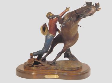 Original Figurative Horse Sculpture by Hugh Blanding