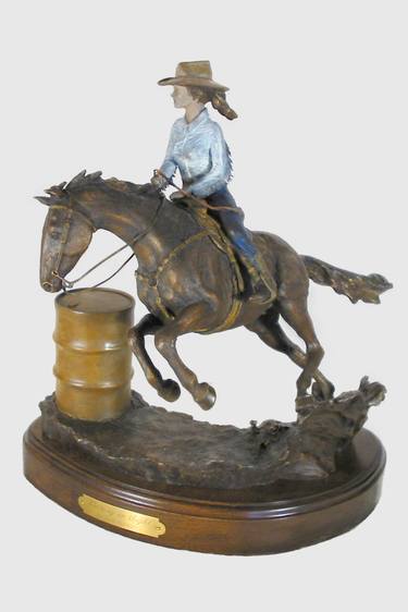 Original Figurative Horse Sculpture by Hugh Blanding