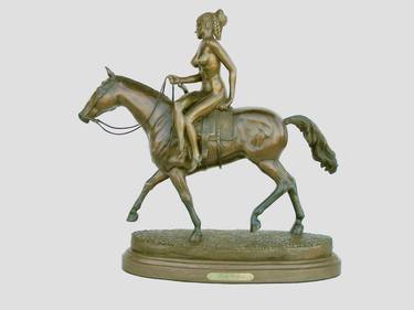 Original Figurative Horse Sculpture by Hugh Blanding