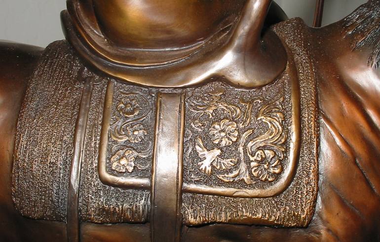 Original Figurative Horse Sculpture by Hugh Blanding