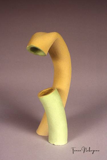 Original Abstract Expressionism Love Sculpture by Tamao Nakayama