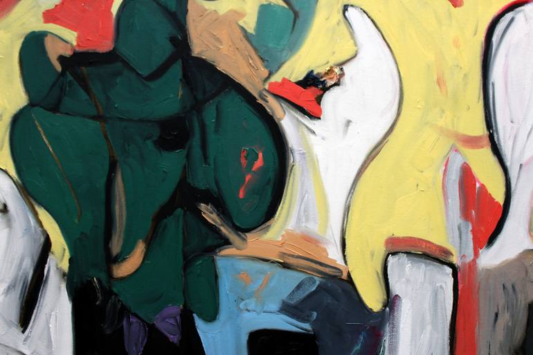 Original Abstract Expressionism Abstract Painting by Tyrone Layne