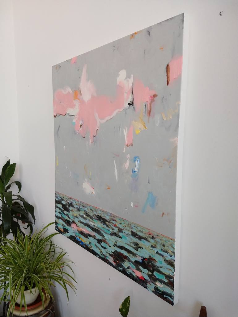Original Abstract Expressionism Abstract Painting by Tyrone Layne