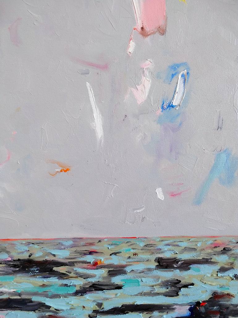 Original Abstract Expressionism Abstract Painting by Tyrone Layne