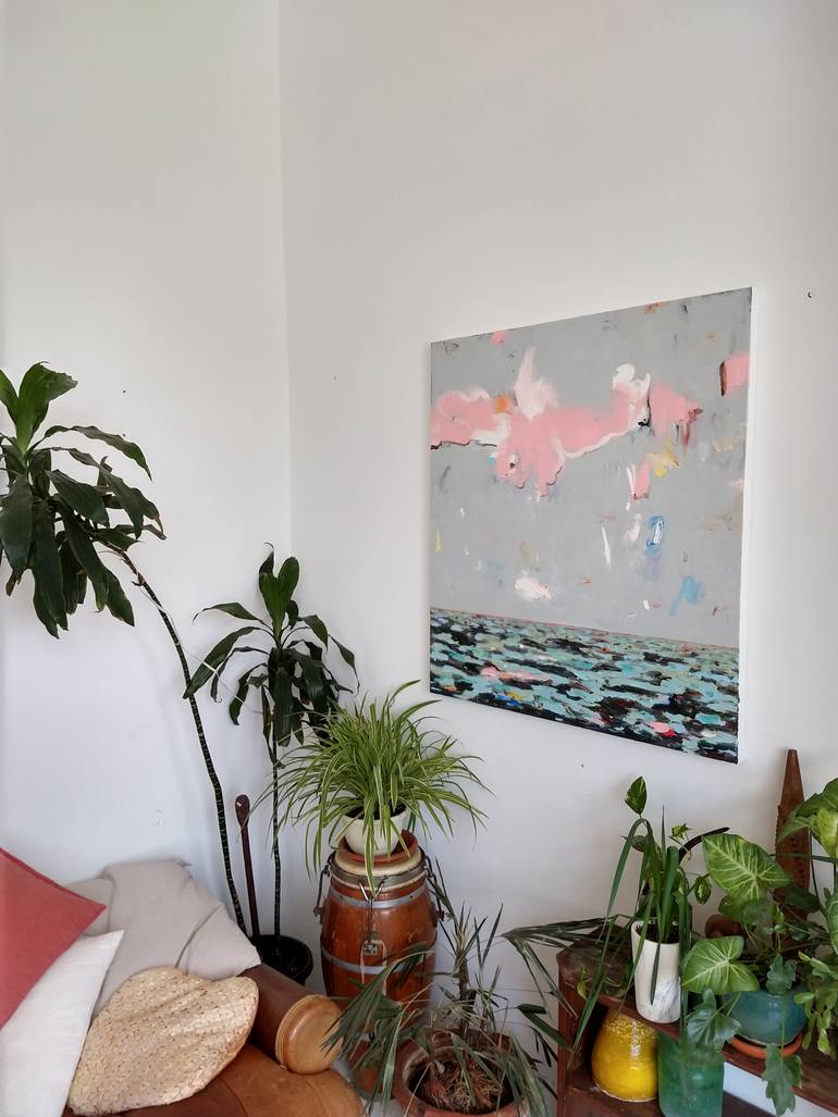 Original Abstract Expressionism Abstract Painting by Tyrone Layne