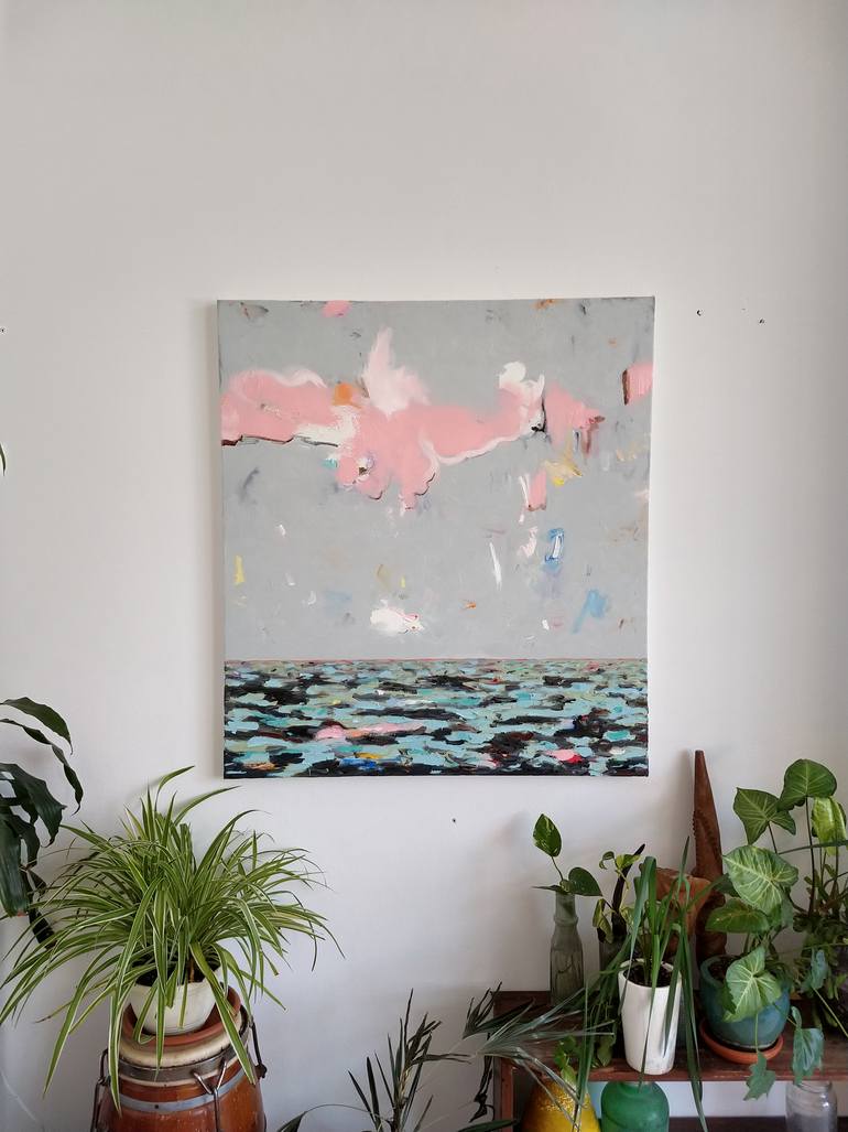 Original Abstract Expressionism Abstract Painting by Tyrone Layne