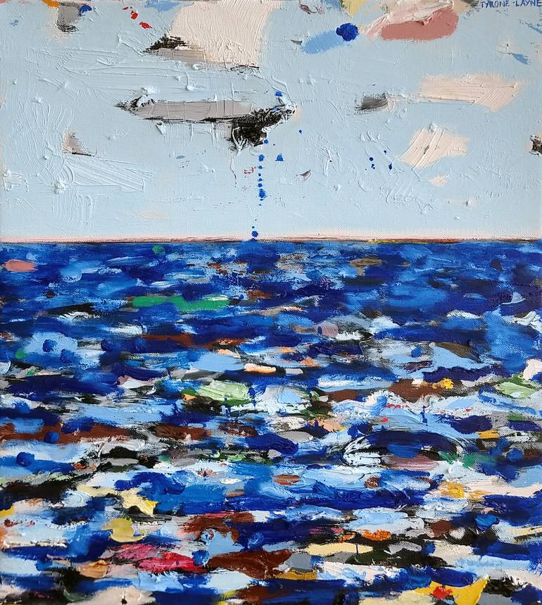 Summer Blue Painting by Tyrone Layne Saatchi Art