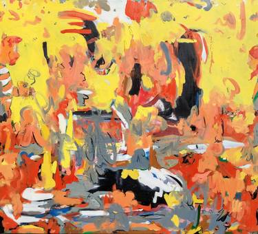 Original Abstract Expressionism Abstract Paintings by Tyrone Layne