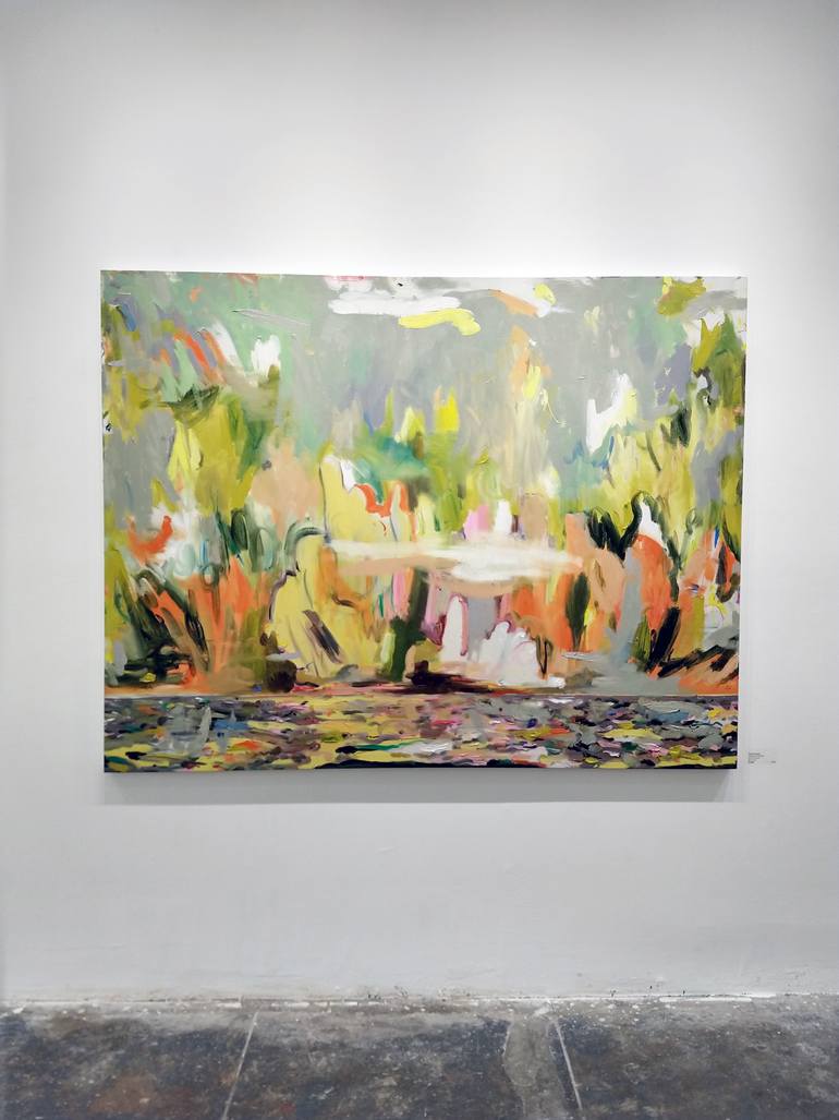 Original Abstract Expressionism Abstract Painting by Tyrone Layne