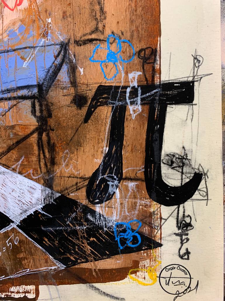 Original Abstract Expressionism Abstract Painting by Özgür Özatay