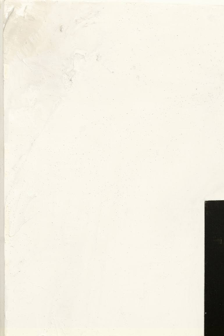 Original Black & White Abstract Painting by Andrea Volpicelli