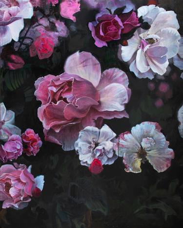 Original Floral Paintings by Hannah Barlag