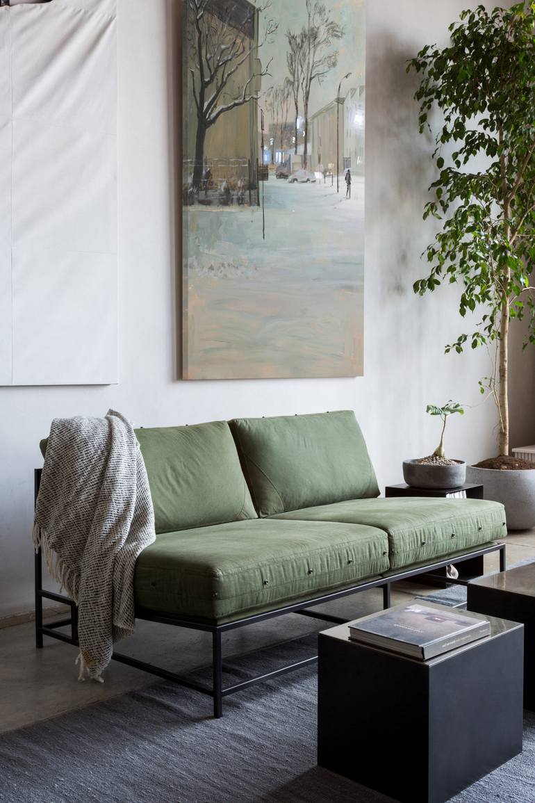 Original Documentary Cities Painting by Hannah Barlag