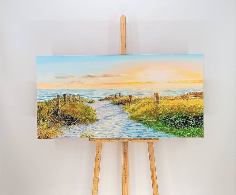 Original Seascape Painting by Mantas Naulickas