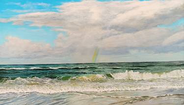 Print of Fine Art Seascape Paintings by Mantas Naulickas