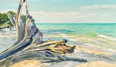 Print of Seascape Paintings by Mantas Naulickas