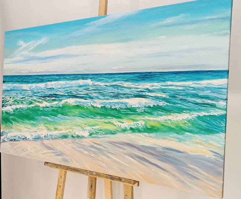 Original Seascape Painting by Mantas Naulickas