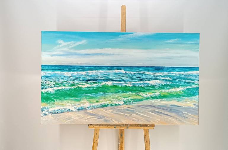 Original Seascape Painting by Mantas Naulickas