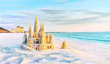 Print of Beach Paintings by Mantas Naulickas