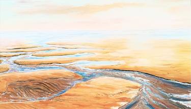 Print of Realism Beach Paintings by Mantas Naulickas