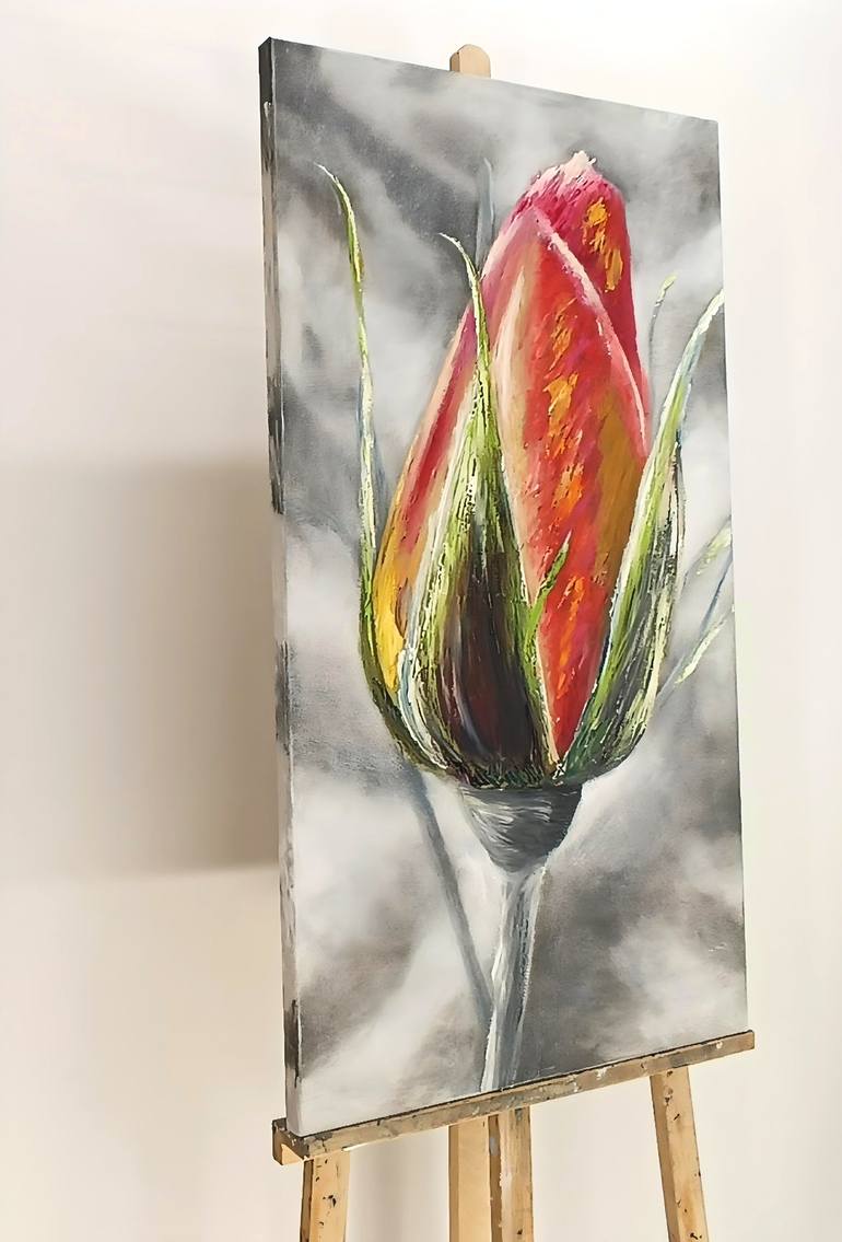 Original Contemporary Floral Painting by Mantas Naulickas