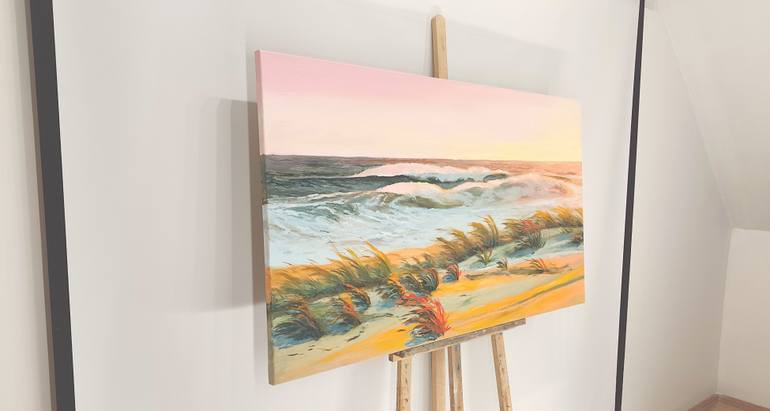 Original Realism Seascape Painting by Mantas Naulickas