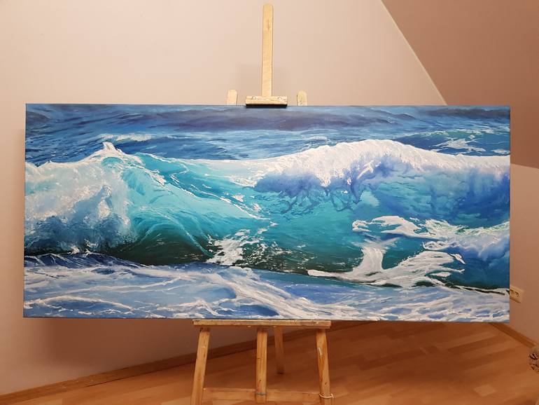 Original Other Seascape Painting by Mantas Naulickas