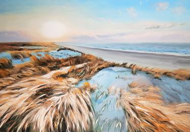 Print of Fine Art Beach Paintings by Mantas Naulickas
