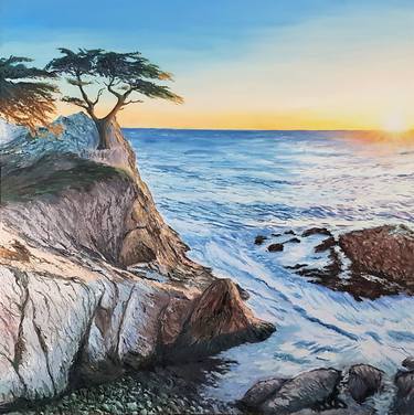 Print of Fine Art Beach Paintings by Mantas Naulickas